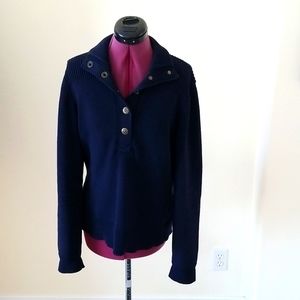 Lauren Ralph Lauren navy cotton sweater Size M